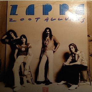 Frank Zappa ~ Zoot Allures 12" Vinyl LP U.S. 1976 ~ Los Angeles Pressing